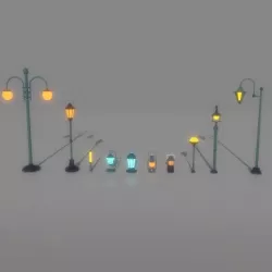 Cartoon_lantern&Light_Pack
