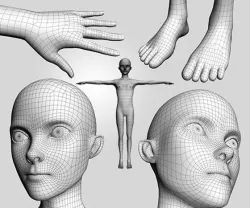 Cartoon Teen Male BaseMesh