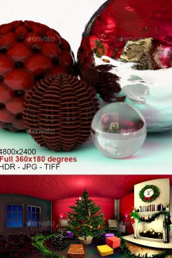 Christmas Tree Interior HDRI