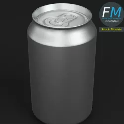 Closed soda can