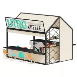 Coffee Kiosk 3D Model