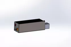 Compact laser machine