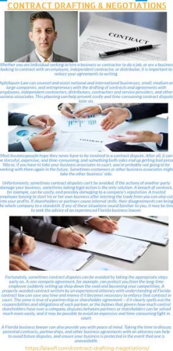 CONTRACT-DRAFTING--NEGOTIATIONS
