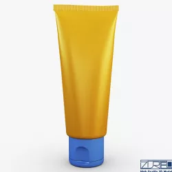 Cosmetic cream tube v 3