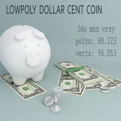 dollar cent coin