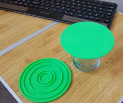 Drinking Cup Cover, 3D Printed