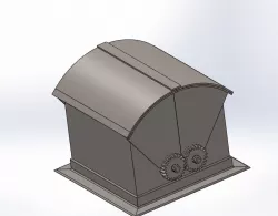 Fish Mouth Gate for Hoppers