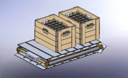 food oil bottles on compact-module