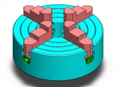 Four-jaw independent chuck