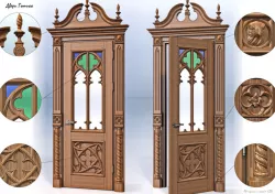 Gothic Door ®001