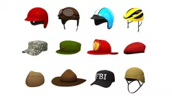 Hats and Helmet Pack 4