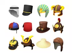 Hats and Helmet Pack 7