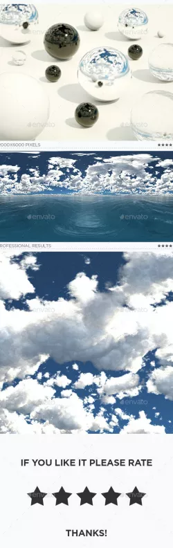 High Resolution Sky HDRi Map 537