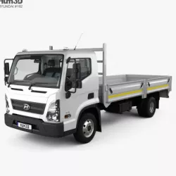Hyundai Mighty EX8 Flatbed Truck with HQ interior and engine 2018