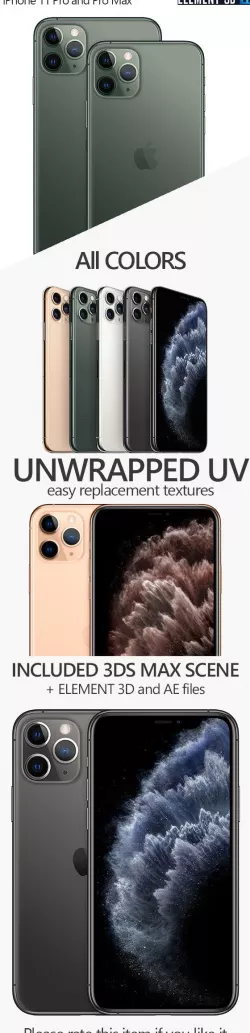 iPhone 11 Pro & Pro Max - Element 3D