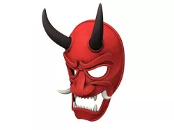 Japanese Demon Mask