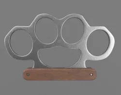 Knuckle with wooden handle