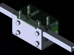 Linear bearing for square tube - using skateboard bearings