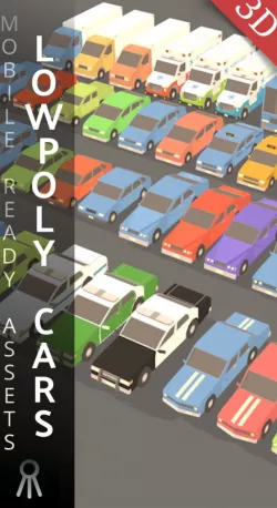 Low poly cars