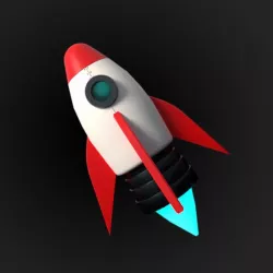 Low Poly Rocket