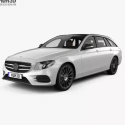 Mercedes-Benz E-class AMG-Line estate with HQ interior 2016