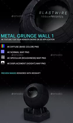 Metal Grunge Wall 1