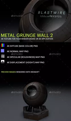 Metal Grunge Wall 2