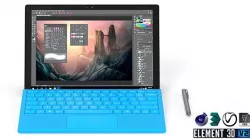 Microsoft Surface Pro - Element 3D