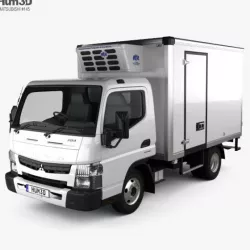 Mitsubishi Fuso Canter (515) Wide Single Cab Refrigerator Truck 2016