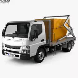 Mitsubishi Fuso Canter (918) Wide Single Cab Skip Bin Truck 2016