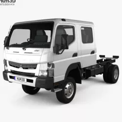 Mitsubishi Fuso Canter (FG) Wide Crew Cab Chassis Truck 2016