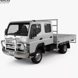 Mitsubishi Fuso Canter (FG) Wide Crew Cab Tray Truck 2016