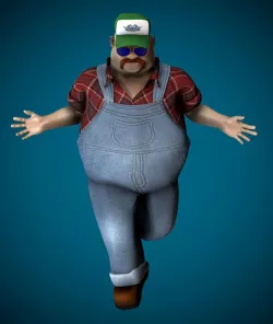 Mr Globetrotter Male Character