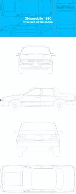 Oldsmobile 1990 Blueprints