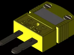 Omega SMPW-K-M Thermocouple Connector