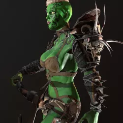 Orc Warrior Woman