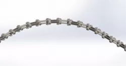Overhead conveyor chain