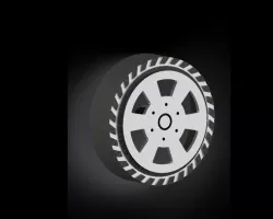 Plastic Car Wheel