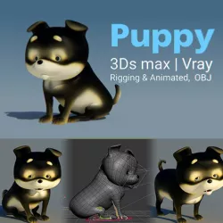 Puppy 3D model