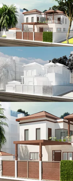 Realistic Traditional House 215