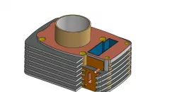 Single Cylinder Engine Block