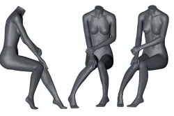 Sitting Female Mannequin 3d printing model