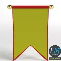 Small medieval banner