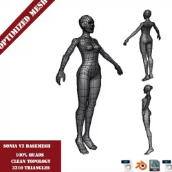 Sonia V2 Base Mesh