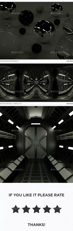 Spaceship Interior HDRi Map 009