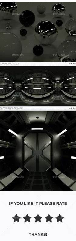 Spaceship Interior HDRi Map 011