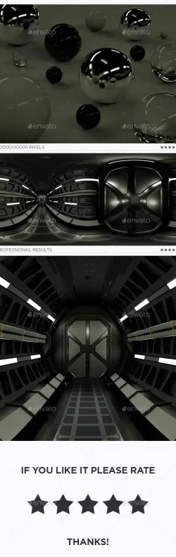 Spaceship Interior HDRi Map 012