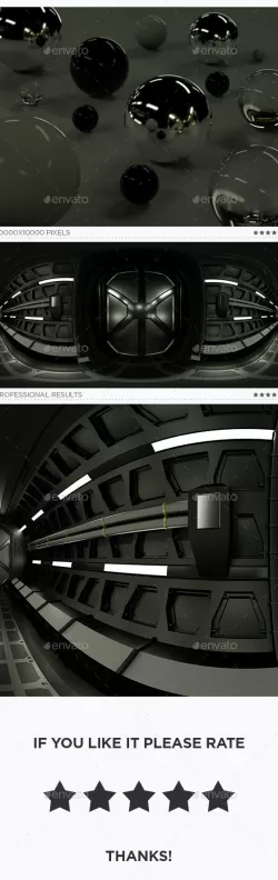 Spaceship Interior HDRi Map 013