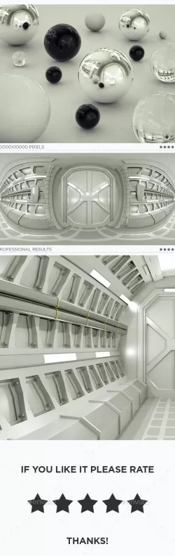 Spaceship Interior HDRi Map 014