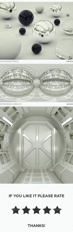 Spaceship Interior HDRi Map 015